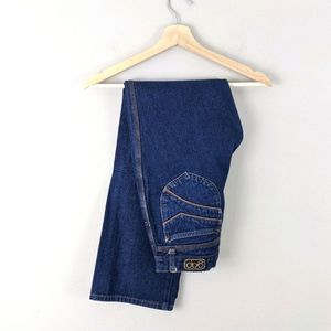 1970's vintage GAP dark wash denim jeans - 26-27 inch waist straight cut